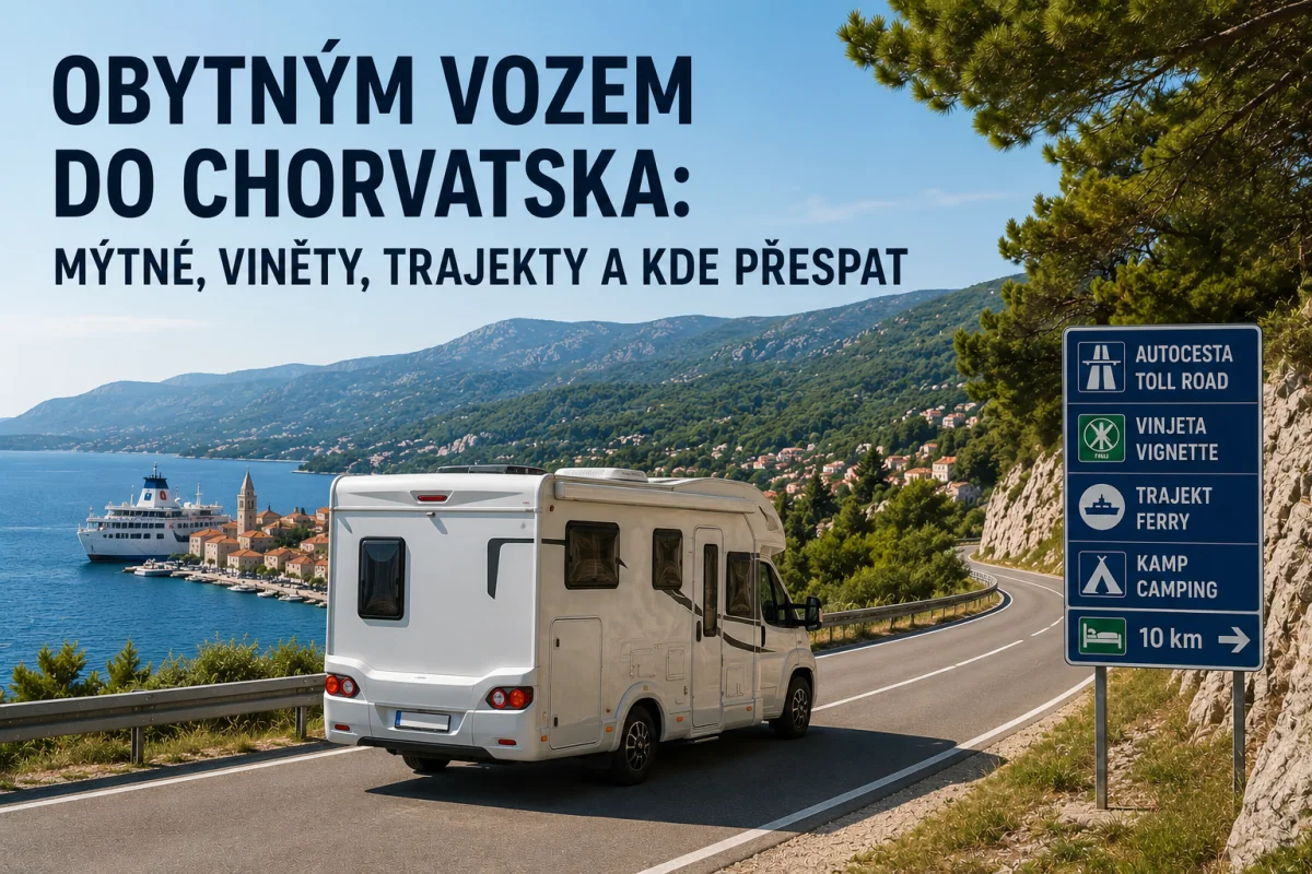 Obytným vozem do Chorvatska: mýtné, viněty, trajekty a kde přespat